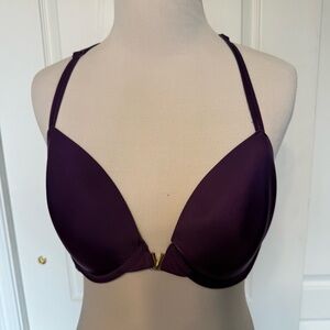 Victoria's Secret lightly lined front clasp Demi Bra